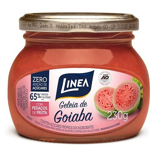 Geléia Linea Zero Açúcar Goiaba Vidro 230g