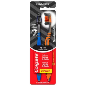 ESCOVA DENTAL COLGATE "MACIA" ZIG ZAG C/2UN