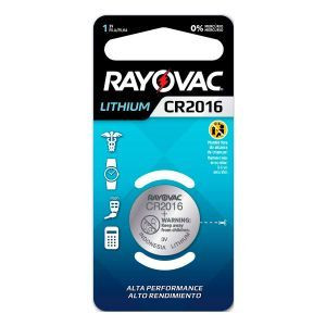 PILHA MOEDA RAYOVAC 3V CR2016