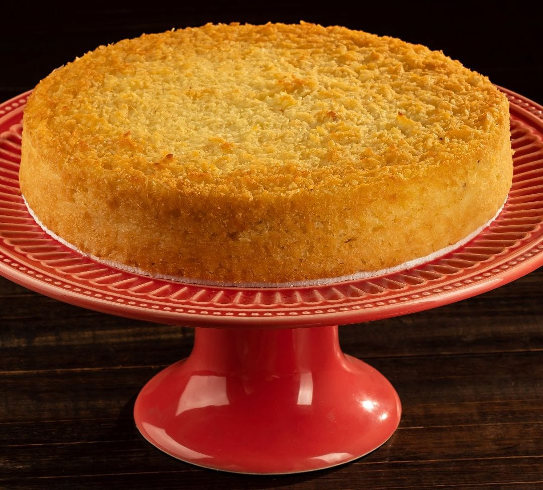 Bolo de aipim 24cm