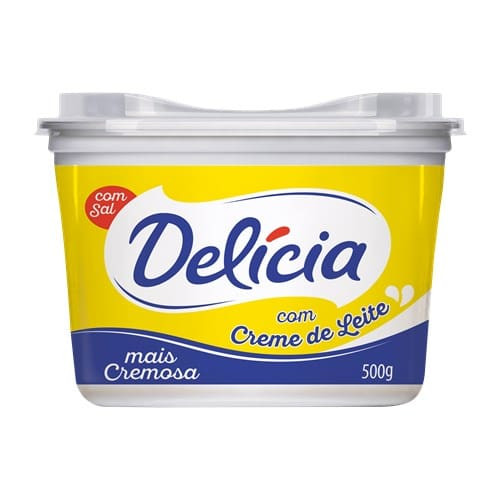 Margarina com Sal + Sabor e Cremosidade Delícia 500g