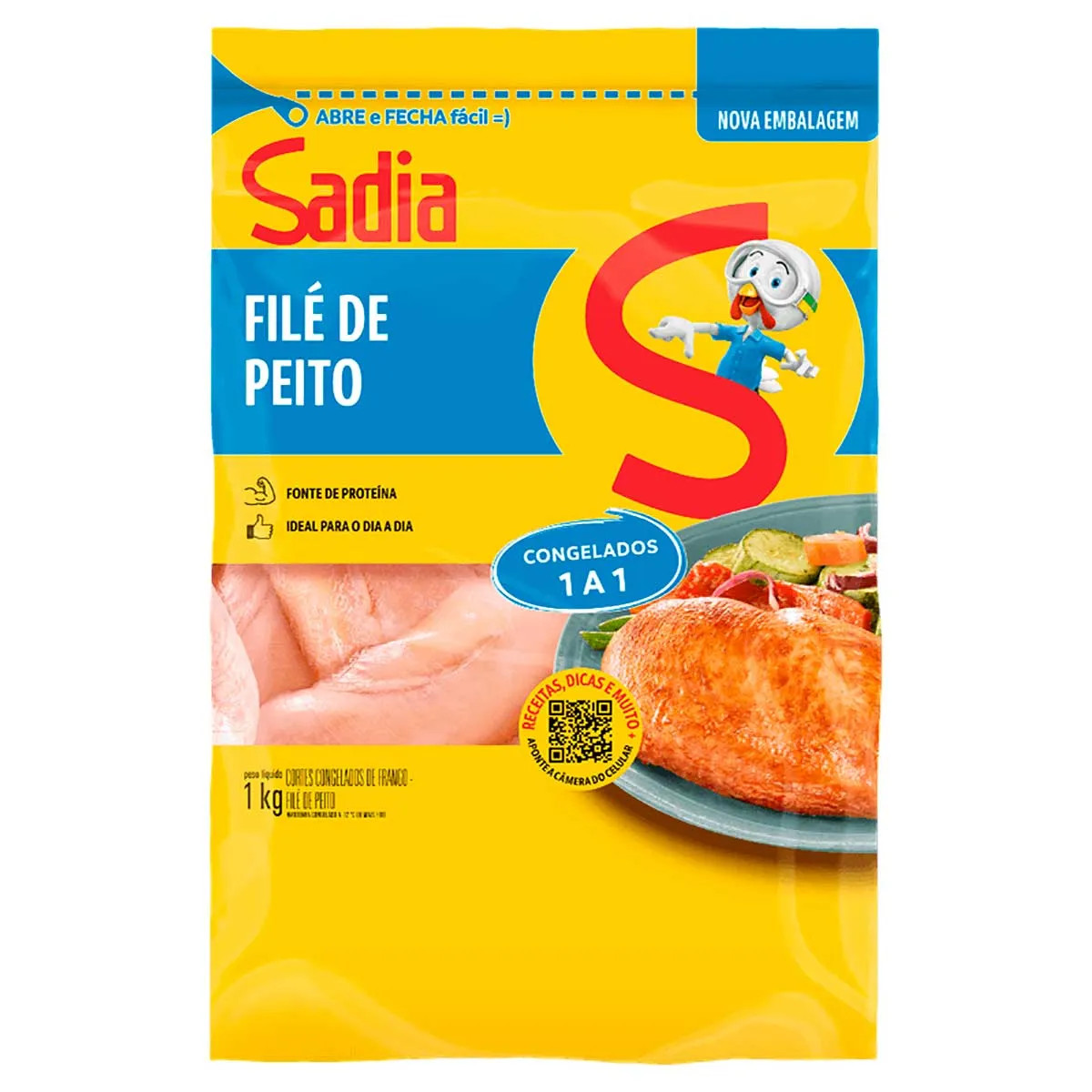 FILE PEITO DE FRANGO SADIA 1KG