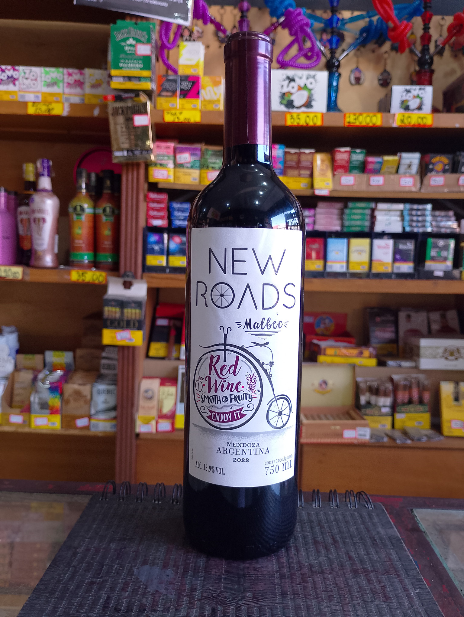 VINHO NEW ROADS MALBEC MENDOZA 750ML