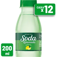 Refrigerante Soda Limonada Antarctica Pet 200ml  