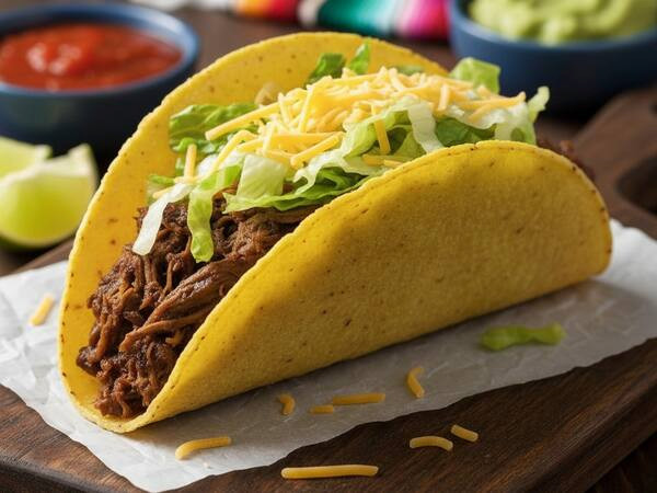 Tacos Crocantes - 1 unidade. Acompanha molho!