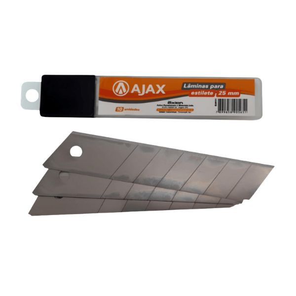 Kit Lâmina para Estilete 25mm com 10 Unidade