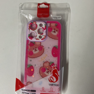 CAPA URSO ROSA IPHONE 16 PRO MAX VERYRIO