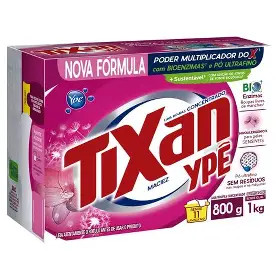 Lava Roupas em Po Maciez Tixan (Ype) 800g