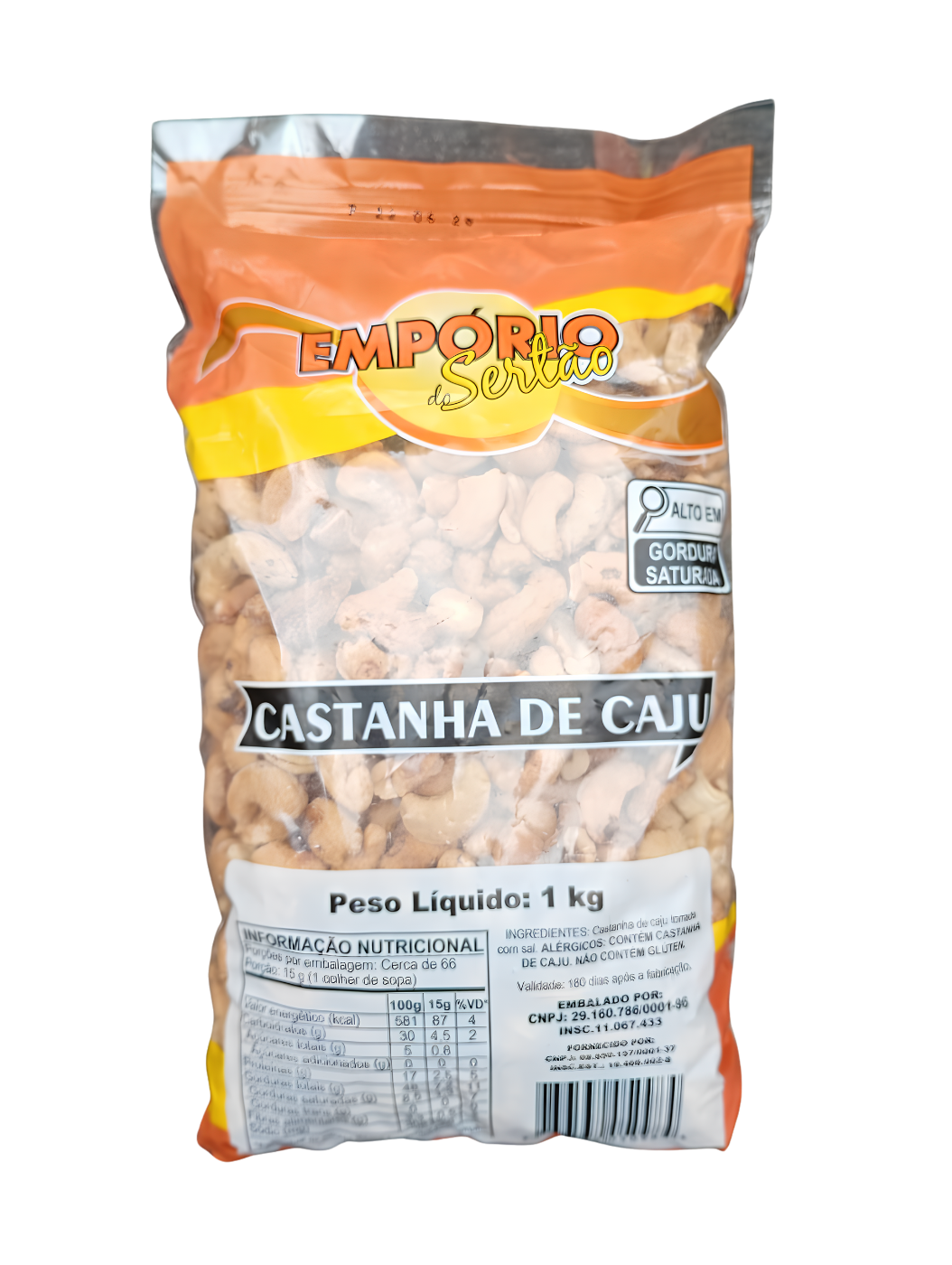 Castanha Caju W4 Ts 1kg