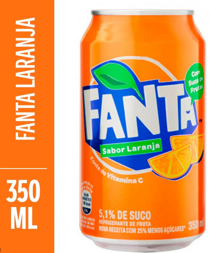 Fanta laranja lata