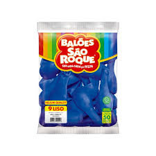 BALAO SAO ROQUE LISO Nº9 AZUL COBALTO C/50