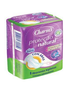 ABS CHARMS PROT NATURAL SUAVE C/ABAS C/8 UN