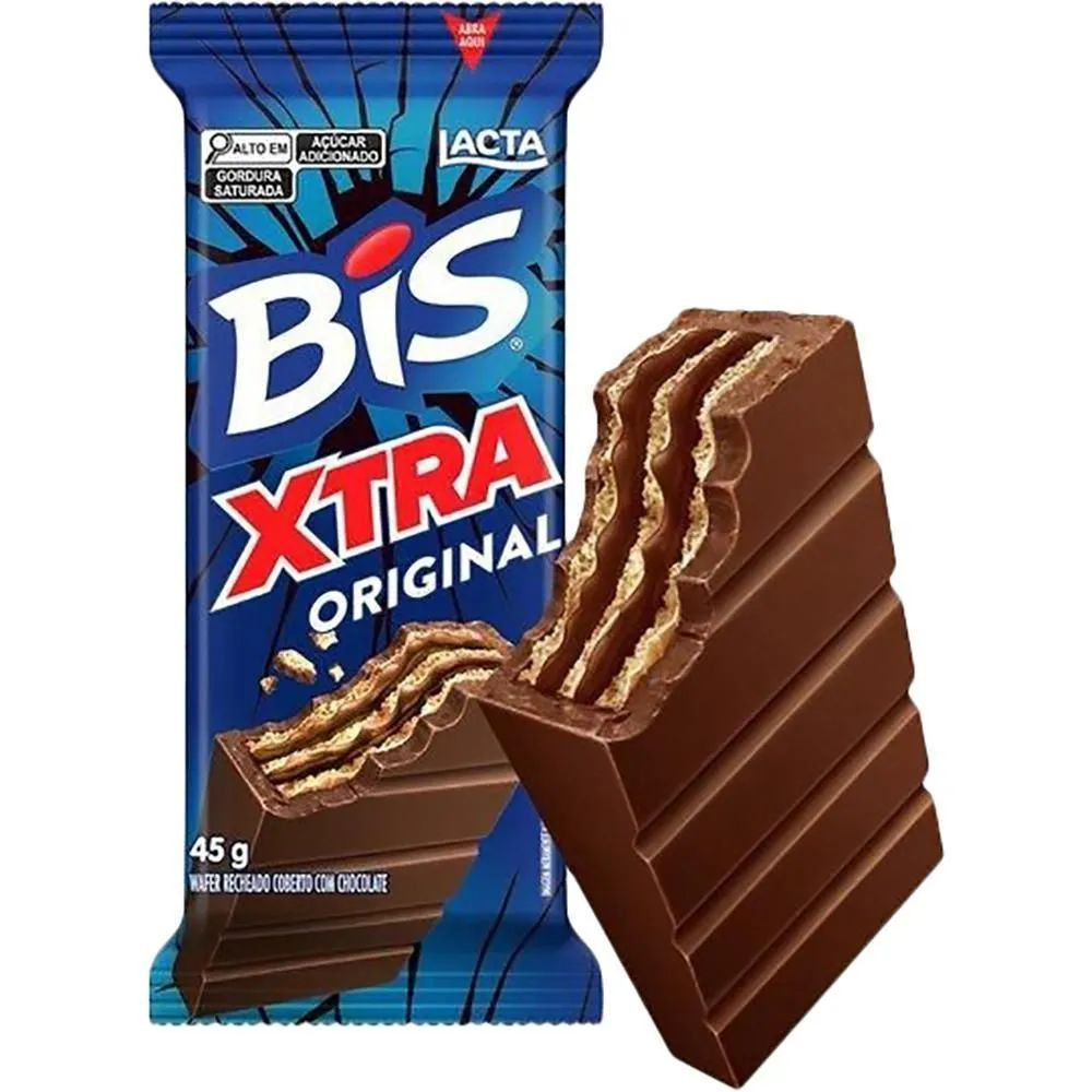 CHOCOLATE BIS XTRA AO LEITE 45GR