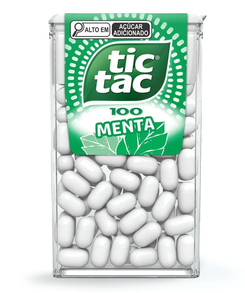 PASTILHA TIC TAC MENTA 49G