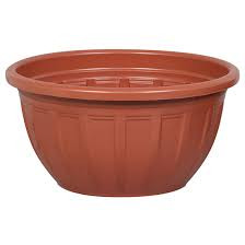 VASO REDONDO FLORENÇA MARROM 4L