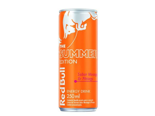 Red Bull Summer Morango e Pessego 250 ml