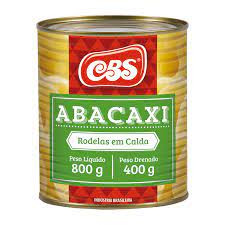 Abacaxi em calda CBS  800g
