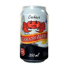 CACHAÇA CARANGUEIJO PRATA LATA 350ML