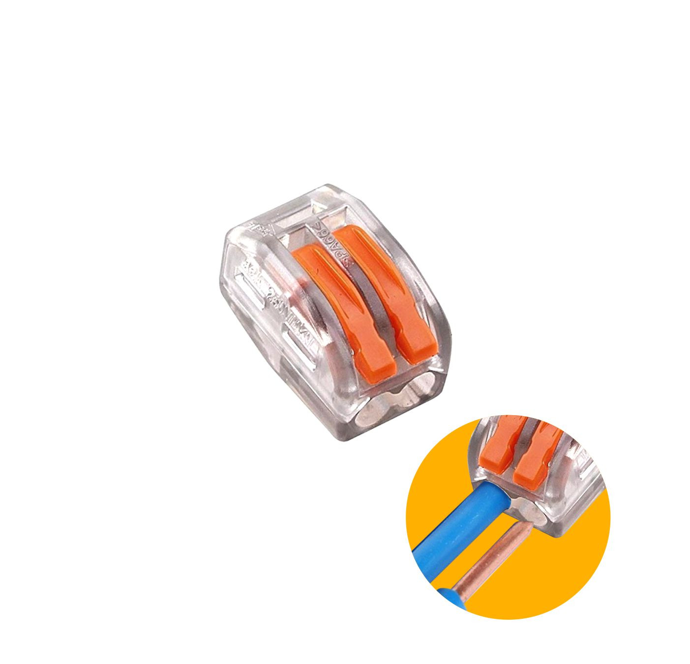 CONECTOR ISOLANTE ELETRICO P/2 CABOS C/6UN