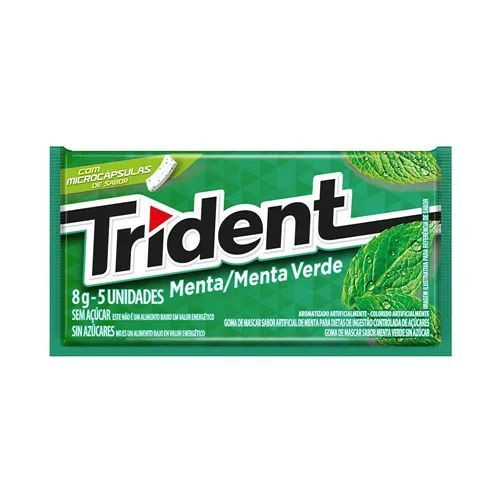 CHICLETE TRIDENT MENTA 8GR