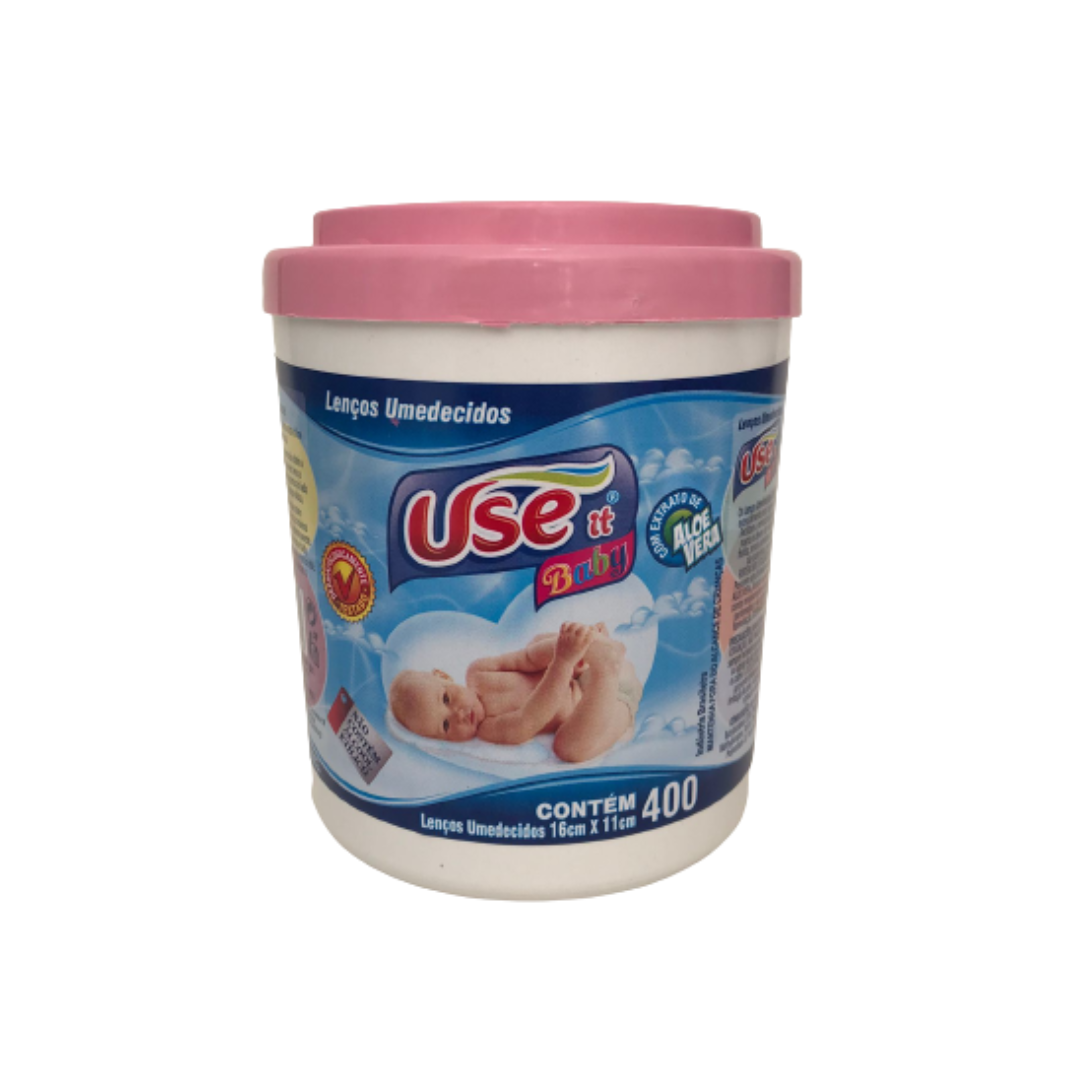 UseIt Baby Lenço Umedecido - 400 lenços