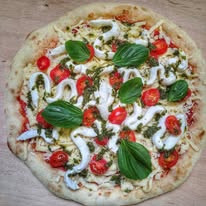 Pizza Stracciatella Ao Pesto