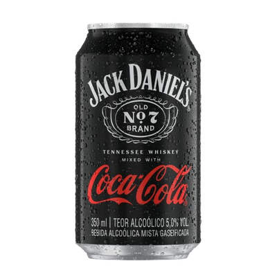 Bebida Alcoólica Jack Danniels & Coca-Cola 350ml