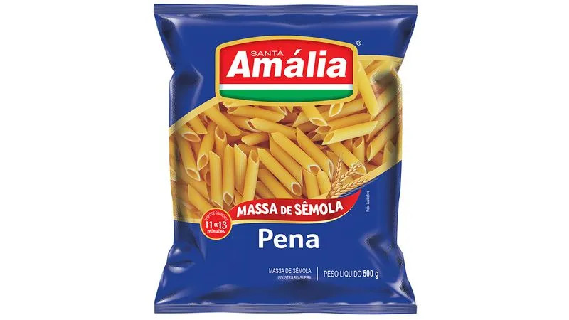 Macarrao Santa Amalia Semola 500g Pena
