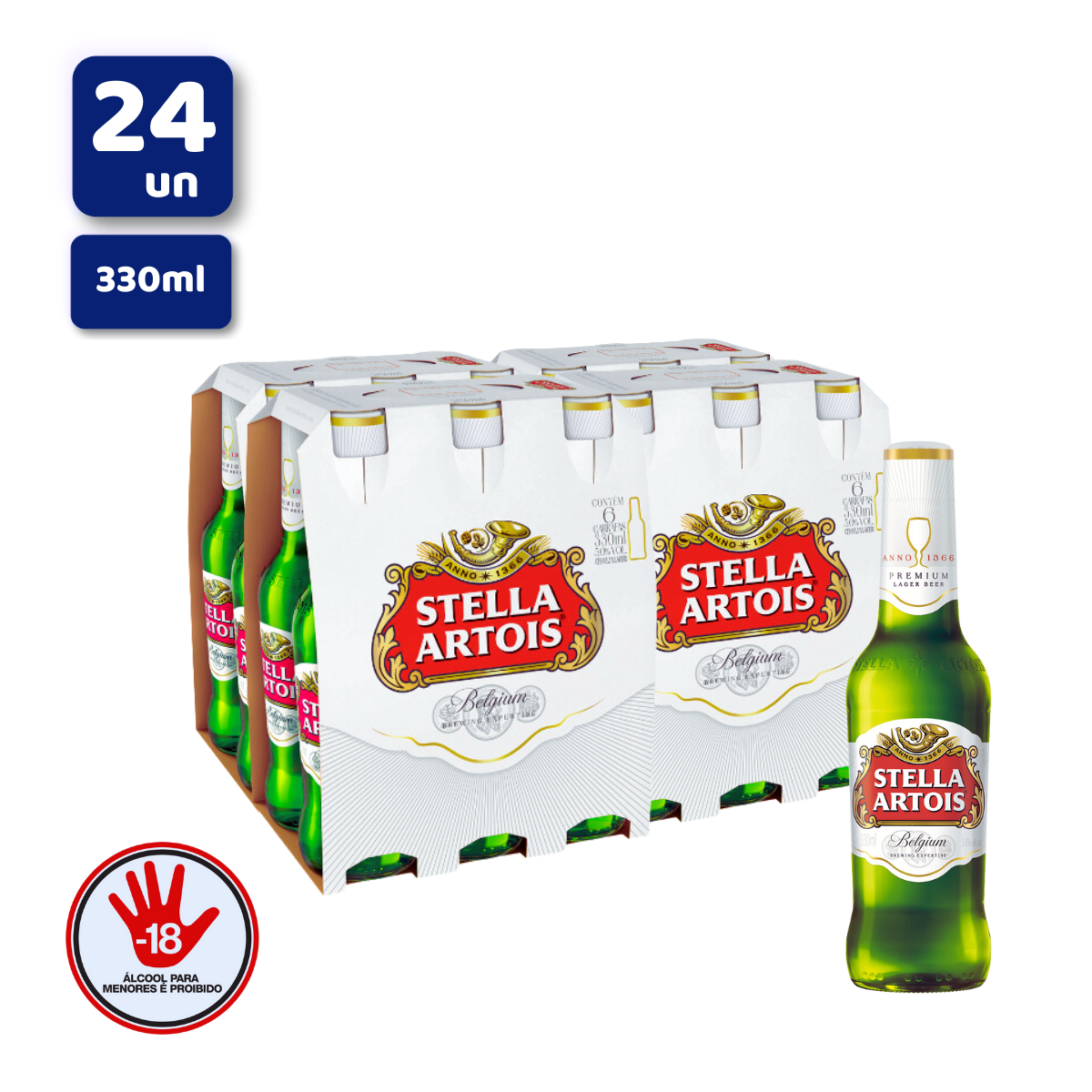 FARDO STELLA ARTOIS LONG 24X330ML