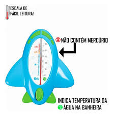 Termômetro para banheira avião