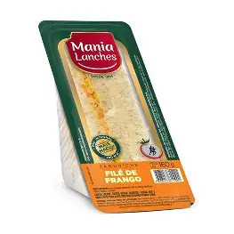 Sanduiche Natural File de Frango (Mania Foods) 160g