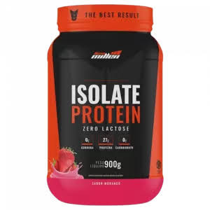 Isolate Protein Morango 900g Pt New Millen