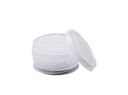 TAMPA POTE 100ML TRANSPARENTE TOTALPLAST