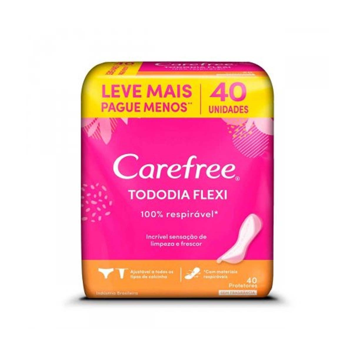 Absorvente Flexivel (Carefree) 40Un