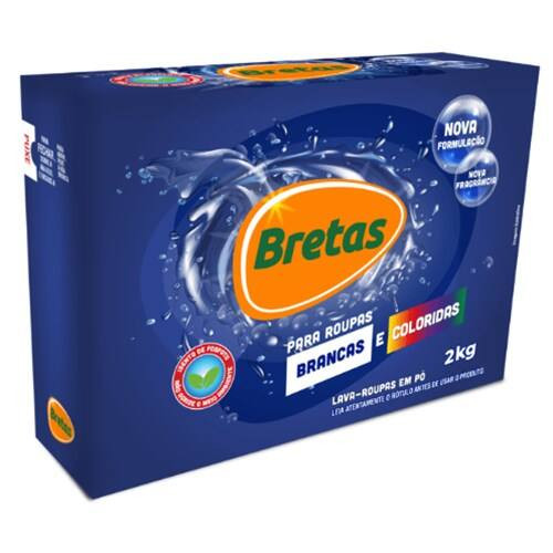 Lava Roupas em Pó Original Bretas 2kg