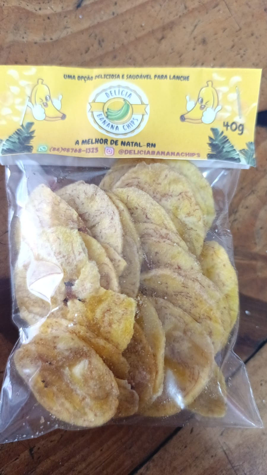 CHIPS DE BANANA 40G