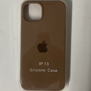 CAPA MARROM IPHONE 13 SILICONE CASE