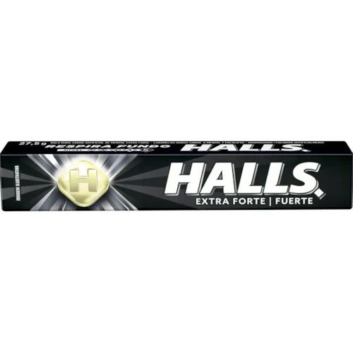 HALLS EXTRA FORTE  PRETA 28G