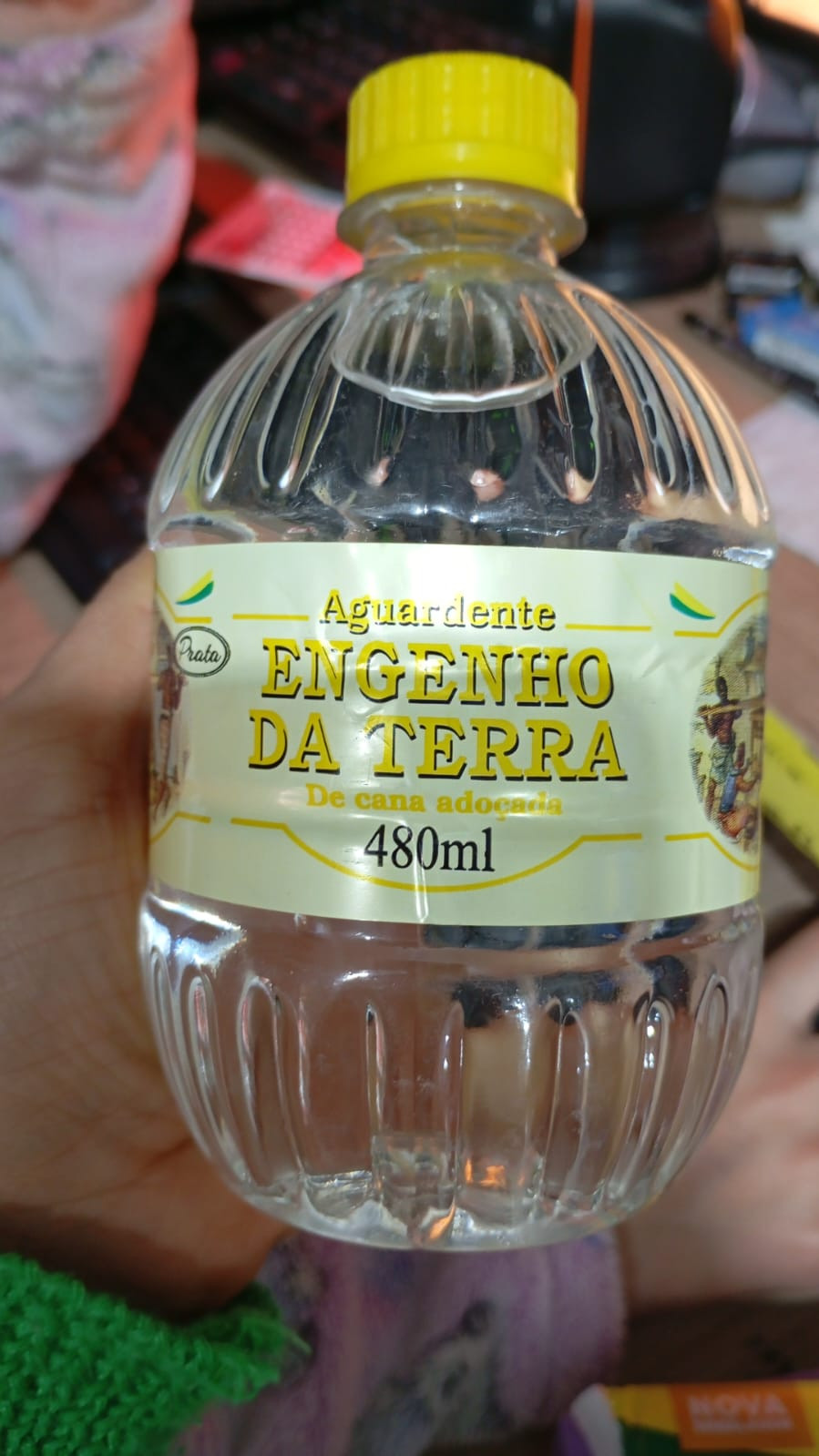 BEBIDA ALCOLICA CACHACA PINGA ENGENHO 480ML PRATA