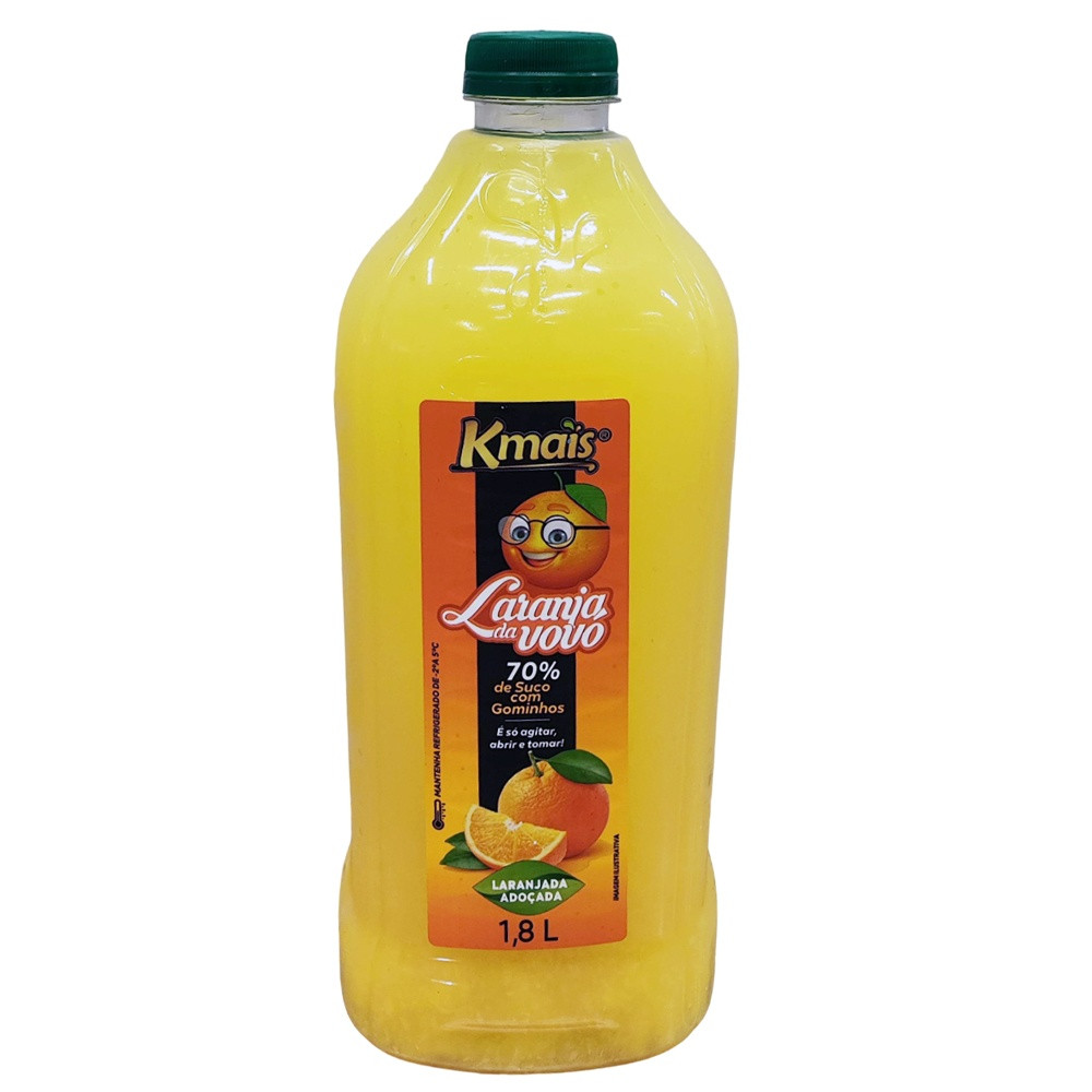 Suco Laranja da Vovó Adoçado 1,8L