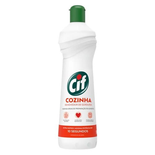 Limpador Cozinha Removedor de Gorduras Spray Cif 500ml