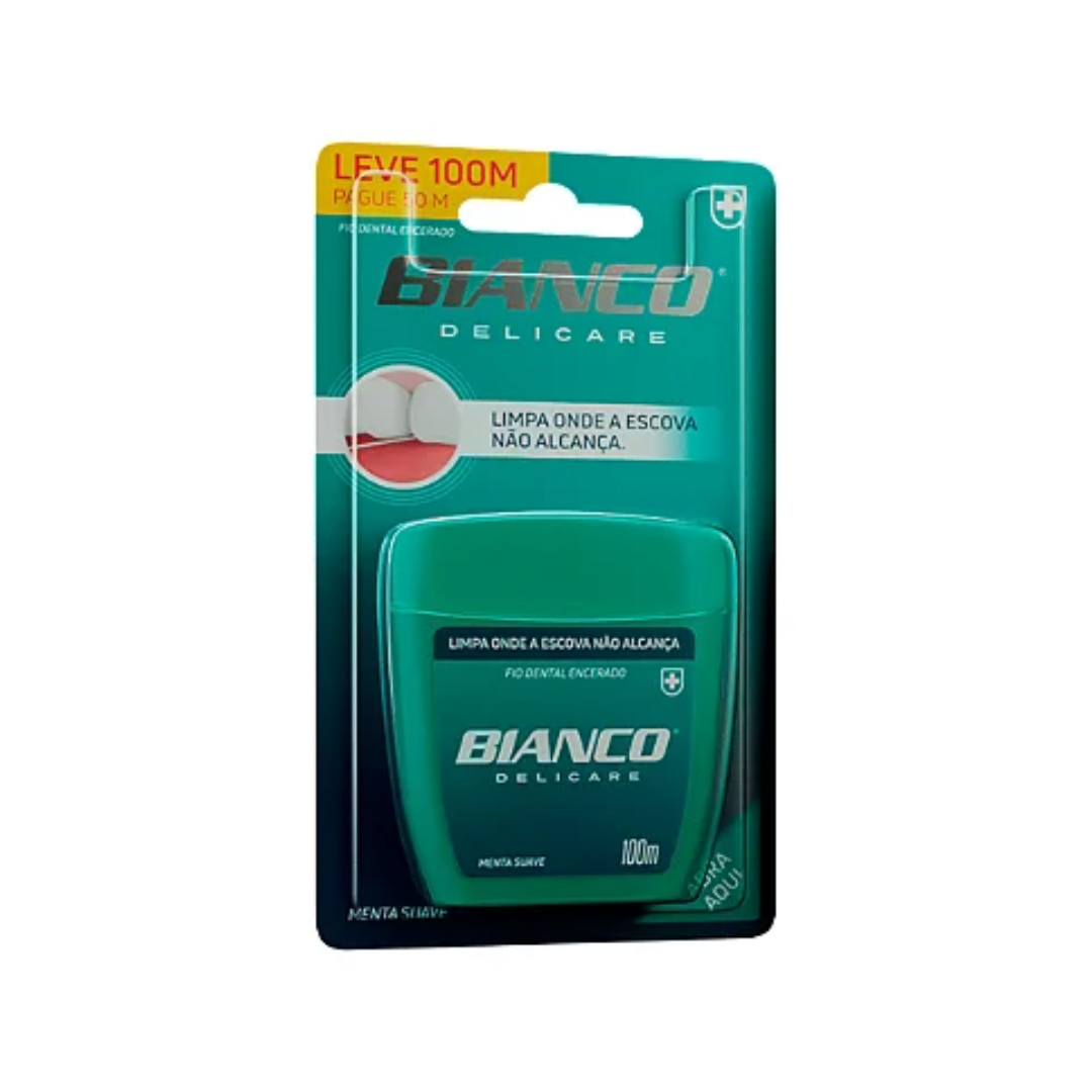 FIO DENTAL BIANCO DELICARE 100M