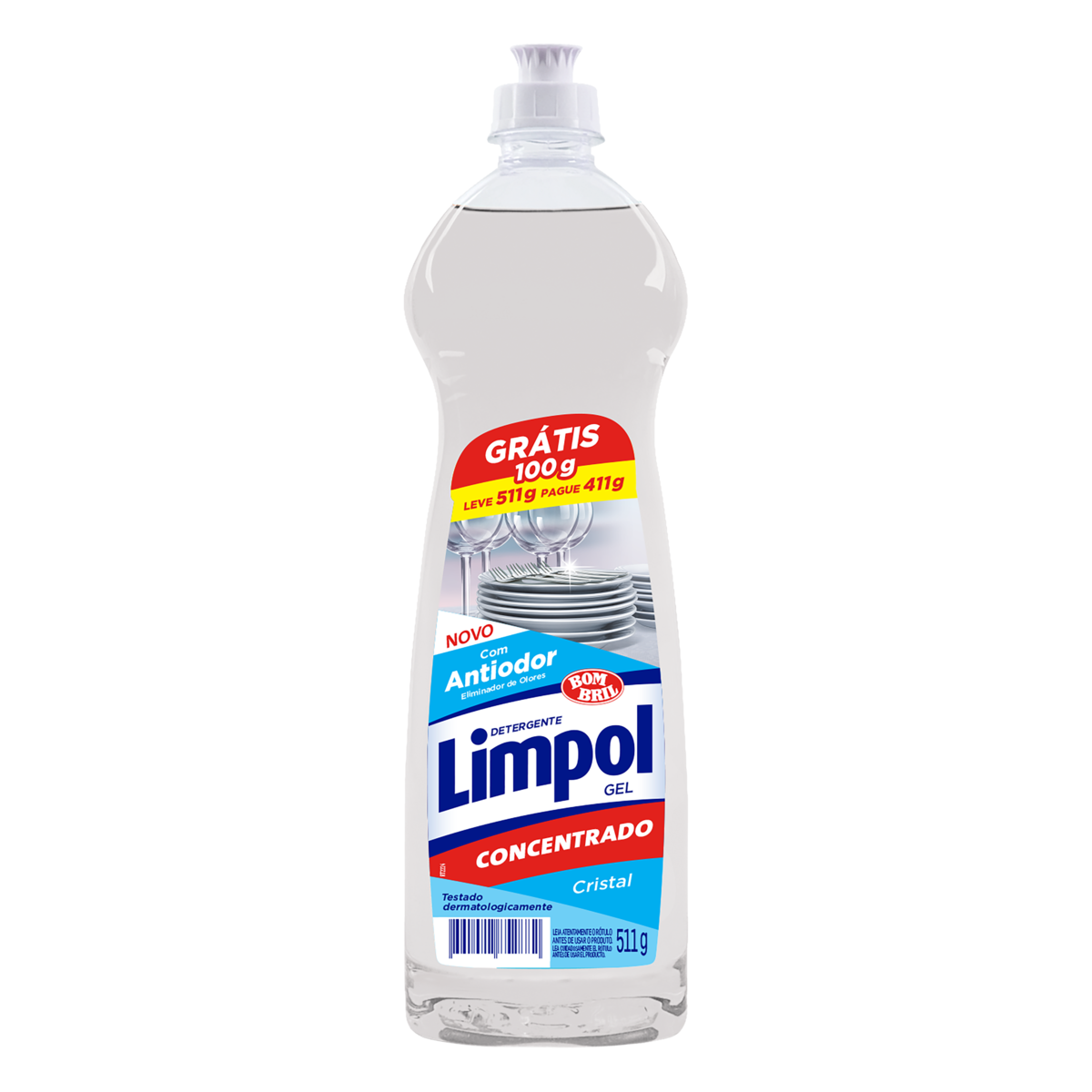 DETERGENTE LIMPOL CONCENTRADO CRISTAL511G