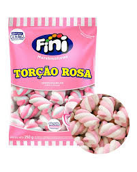 BALA FINI TORCAO ROSA SABOR BAUNILHA250G