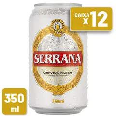 Cerveja Serrana Lata 350ml  