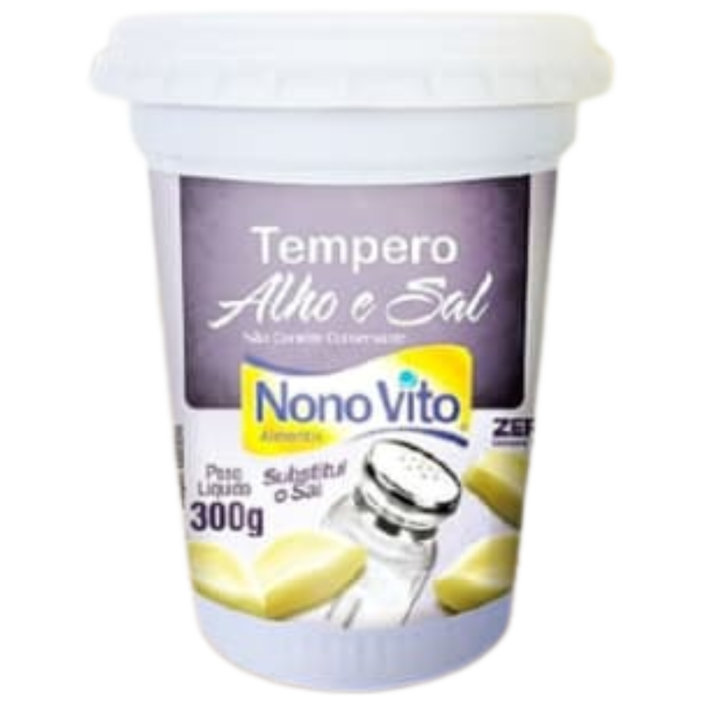 TEMPERO COMPLETO NONO VITO ALHO E SAL 300G