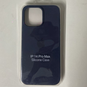 CAPA AZUL IPHONE 14 PRO MAX SILICONE CASE