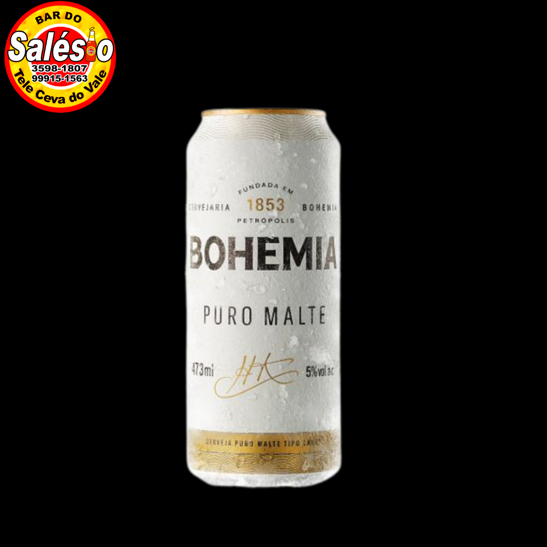 Bohemia puro malte latão