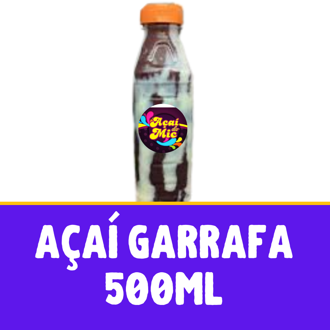AÇAÍ GARRAFA 500ml