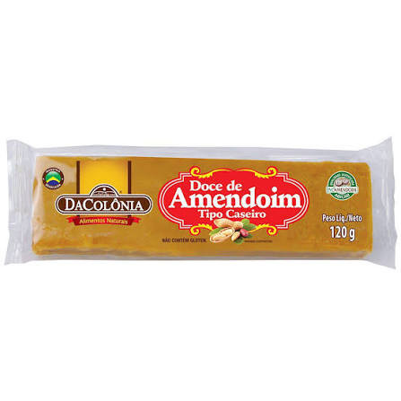 Doce De Amendoim Tp Caseiro Dacolonia 120g